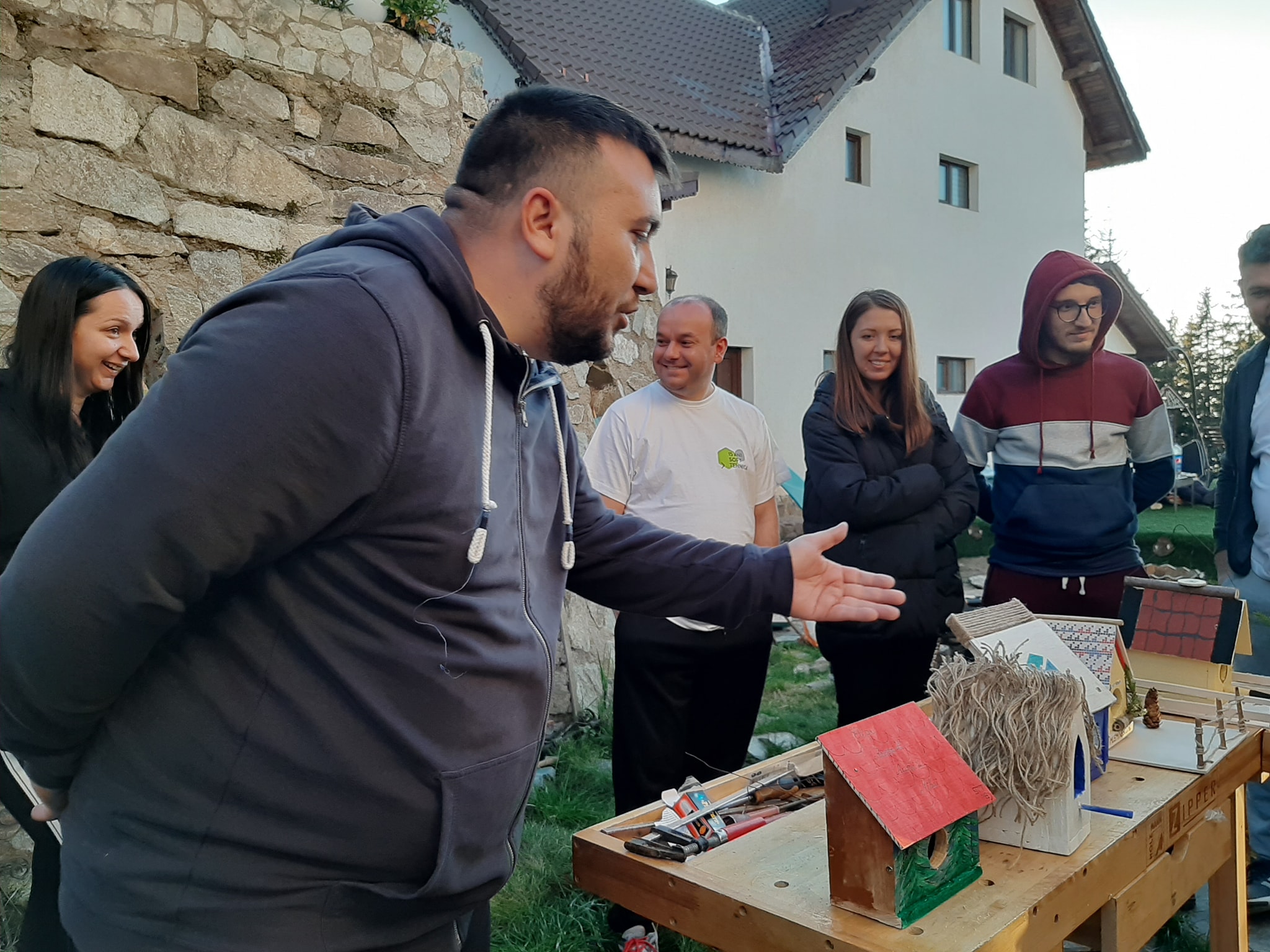 Team building cu echipa Soft Tehnica la pensiunea Cetina Rânca