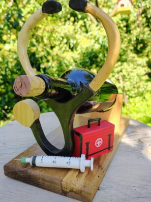 Suport de sticla de vin personalizat